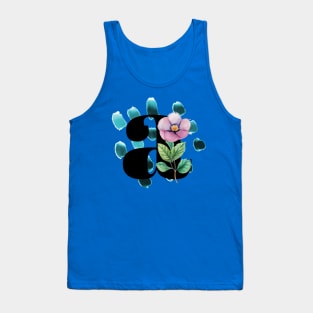 Capital letter A | Monogram, a Floral Letter Tank Top